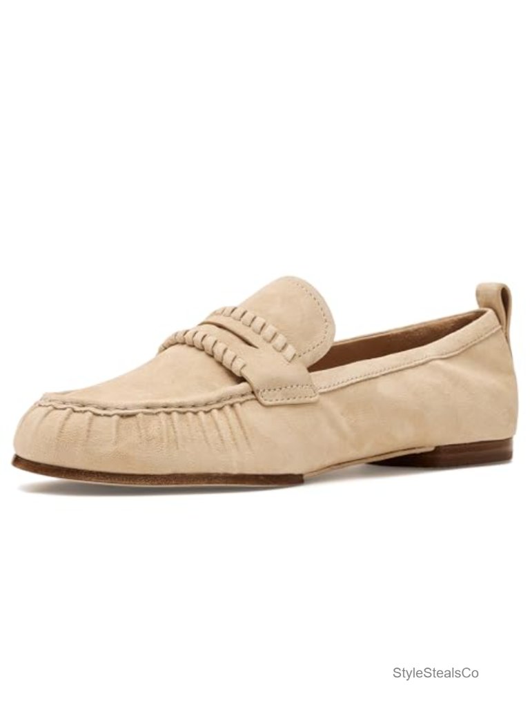 Women's Slip-On Loafers With Cloudfeel Technology - Leather Penny Loafers